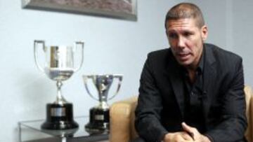 Simeone concedió una entrevista a 'Canal Plus'.