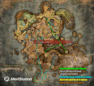 Mapa Elden Ring DLC