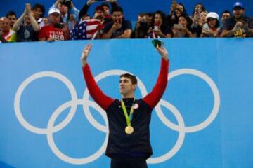 Todos los oros olímpicos de Michael Phelps