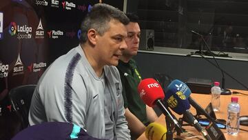 Pascual: "Me ha gustado que mi equipo respet¨® al Bidasoa"