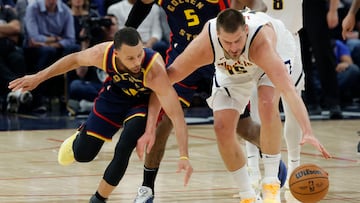 Stephen Curry y Nikola Jokic -