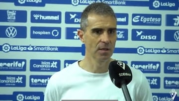 Gaizka Garitano en rueda de prensa