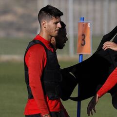 Simeone sigue intentando afinar al dúo Morata-Diego Costa