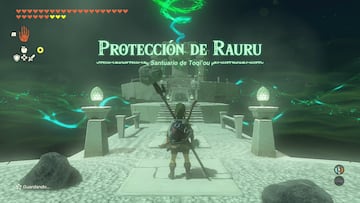 the legend of zelda tears of the kingdom nintendo switch guia santuario toqi'ou