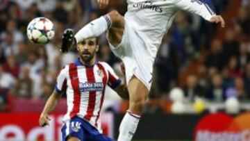 Cristiano, ante el Atlético.