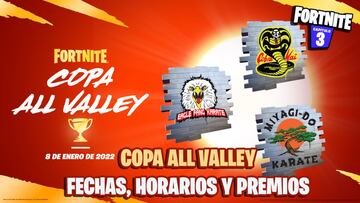 Fortnite x Cobra Kai: Copa All Valley; fechas, horarios y premios