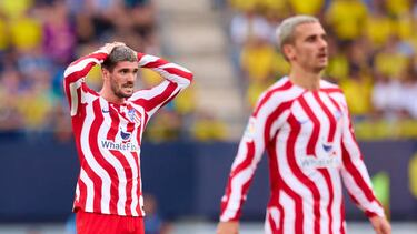 De Paul y Griezmann, en el Cádiz-Atlético