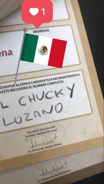 El futbol no quedó de lado durante la elección presidencial