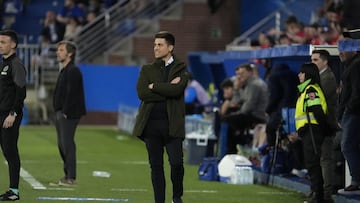 Lisci durante el partido del domingo pasado en Mendizorroza.