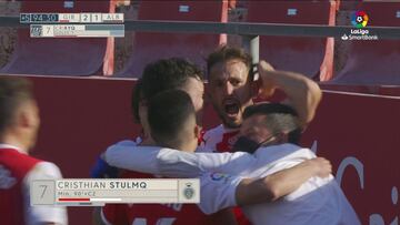 El heroico gol de Stuani en el 95' en el Girona-Albacete