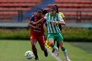 Partido de Liga Femenina entre Atlético Nacional y DIM-Formas Íntimas.