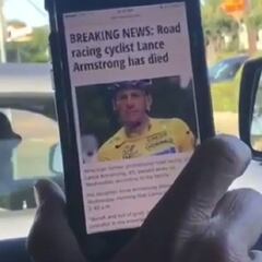 Lance Armstrong scotches death reports in Instagram video