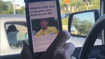 Lance Armstrong scotches death reports in Instagram video