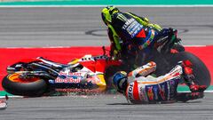 La mala racha de Lorenzo comenz&oacute; en Misano.