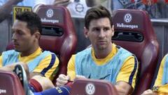 Messi, suplente en el Calder&oacute;n.