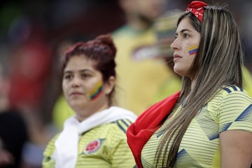 Las postales que dejó la previa del duelo Chile-Colombia