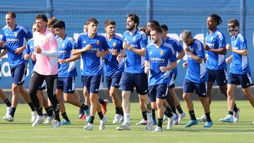 El Zaragoza inicia hoy su concentración en Estepona