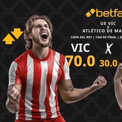 UE Vic vs. Atlético de Madrid: horario, dónde ver, pronósticos y cuadro