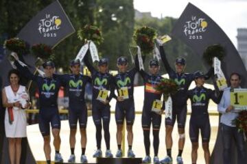 Movistar, mejor equipo del Tour de Francia 2015.