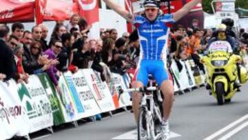 Eugeni Shalunov, entonces con el Lokosphinx, gan&oacute; la Vuelta a La Rioja en 2012 (en la foto) y la Vuelta a la Comunidad de Madrid en 2015.