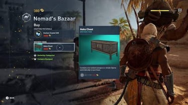 Las cajas de botín de Assassin’s Creed Origins no son de pago