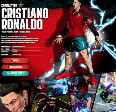 El Cristiano Ronaldo más letal; primeras imágenes de su personaje en el nuevo juego de lucha Fatal Fury: City of the Wolves