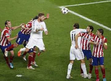 Hoy se cumplen cinco años del mítico gol del defensa del Real Madrid en la final de la Champions League 2013/14 de Lisboa frente al Atlético de Madrid. El gol en el minuto 93 supuso el empate en el marcador tras el gol de Godín. Finalmente el conjunto blanco ganó la final por 4-1. 