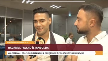 Falcao en Turquía: "Soy muy feliz, finalmente estoy acá"