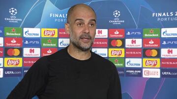 Guardiola: "A un partido tiene ventajas e inconvenientes"