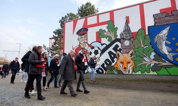 Mural en honor a Hauptmann von Köpenick.