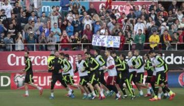 Selección Española: el entrenamiento en imágenes