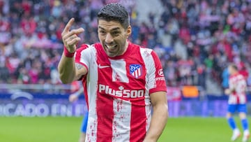 Alegría de Suárez en el Atlético-Betis.