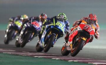 Marc Márquez y Maverick Viñales