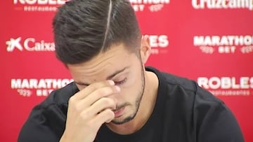 La emoción de un ex jugador del Sevilla en su despedida del club