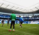 Última sesión en el Reale Arena antes de recibir a Osasuna