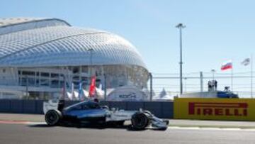 Lewis Hamilton, imparable en el circuito de Sochi. 