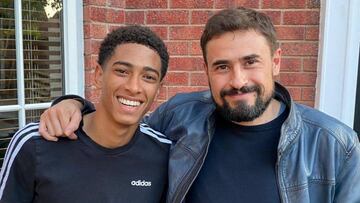 Jude Bellingham, junto a Pep Clotet en Birmingham.