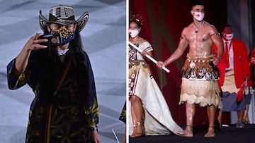 Los 10 países que dieron más la nota en el desfile de apertura: bailes, corbatas y outfits locos