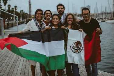 Quiénes son los integrantes mexicanos de la flotilla a Gaza retenida por Israel y cuándo podrían volver a México