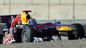 Vettel, durante el Gran Premio de Bahrain de la temporada pasada.