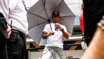 HAMILTON Lewis (gbr), Mercedes AMG F1 GP W10 Hybrid EQ Power+, portrait during the 2019 Formula One World Championship, Brazil Grand Prix from November 15 to 17 in Sao Paulo, Brazil - Photo DPPI
 
 
 17/11/2019 ONLY FOR USE IN SPAIN