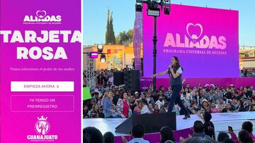 Aliadas Tarjeta Rosa Guanajuato 2024: a quién beneficia, cómo inscribirse y monto que recibiré