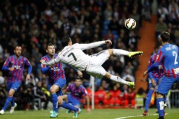 Chilena de Cristiano Ronaldo en un Real Madrid-Levante en marzo de 2015.