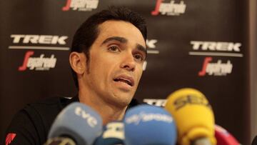 04/09/17 VUELTA CICLISTA A ESPAÑA 2017 ETAPA DESCANSO LOGROÑO RUEDA DE PRENSA DE ALBERTO CONTADOR