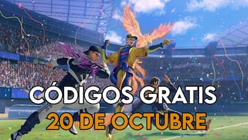 Free Fire códigos y recompensas hoy 20 de octubre