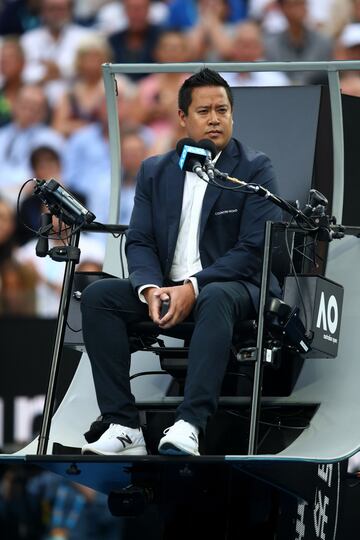 James Keothavong ha sido el juez de silla de la final de Open de Australia 2019 entre Nadal y Djokovic. 