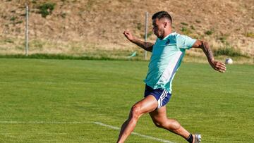 Sergio León, jugador del Real Valladolid, está en racha.