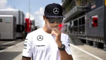 Hamilton, piloto de Mercedes.