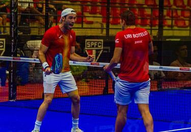 Las dos mejores parejas españolas en la final de Brasil