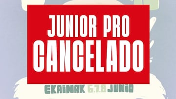 Basque Country Junior Pro, cancelado